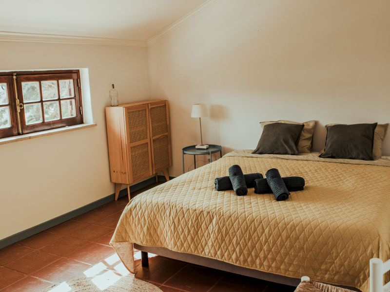 Private double room at The Far End Surf House