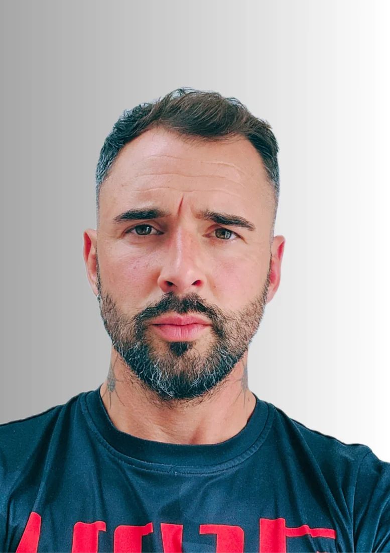 Andy, pictured in the supplied training guide