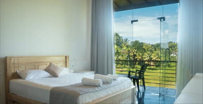 Bedroom in the villa